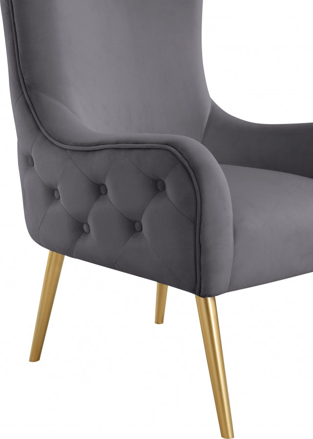 Alexander Velvet Upholstered Accent Chair