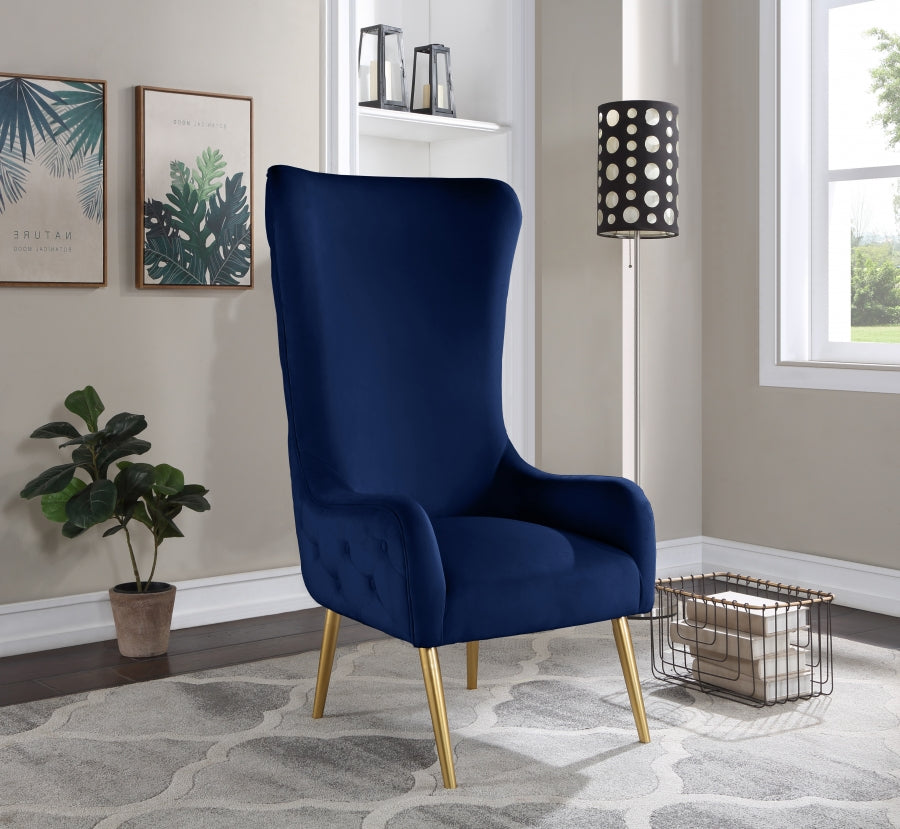 Alexander Velvet Upholstered Accent Chair