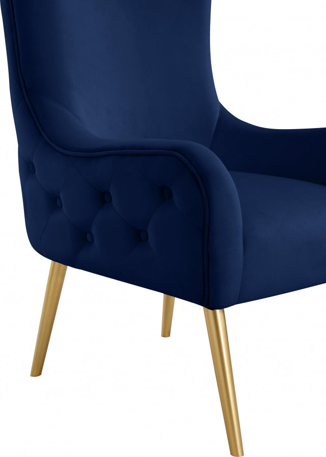 Alexander Velvet Upholstered Accent Chair