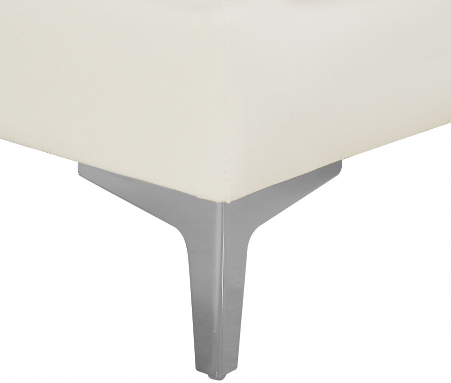Alina Velvet Upholstered Modular Armless Chair