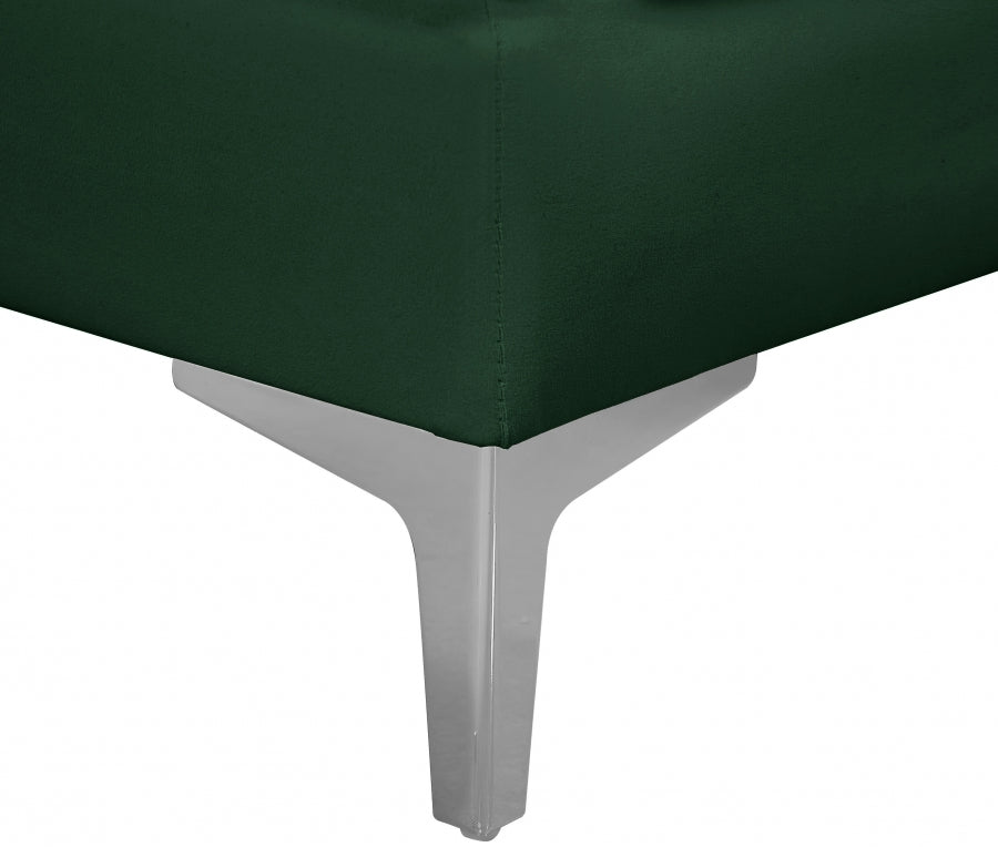 Alina Velvet Upholstered Modular Corner Chair