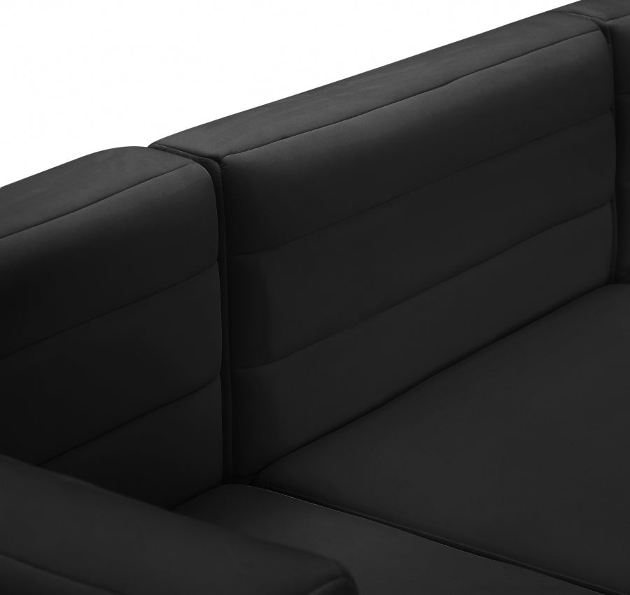 Quincy Velvet Upholstered Comfort Armless Modular Chair