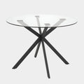 Frances Dining Table Black Frame
