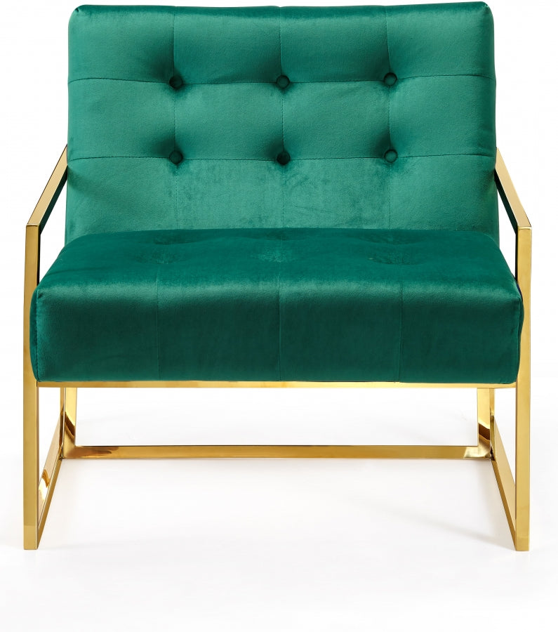 Pierre Velvet Upholstered Accent Chair