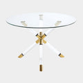 Paloma Dining Table: Gold