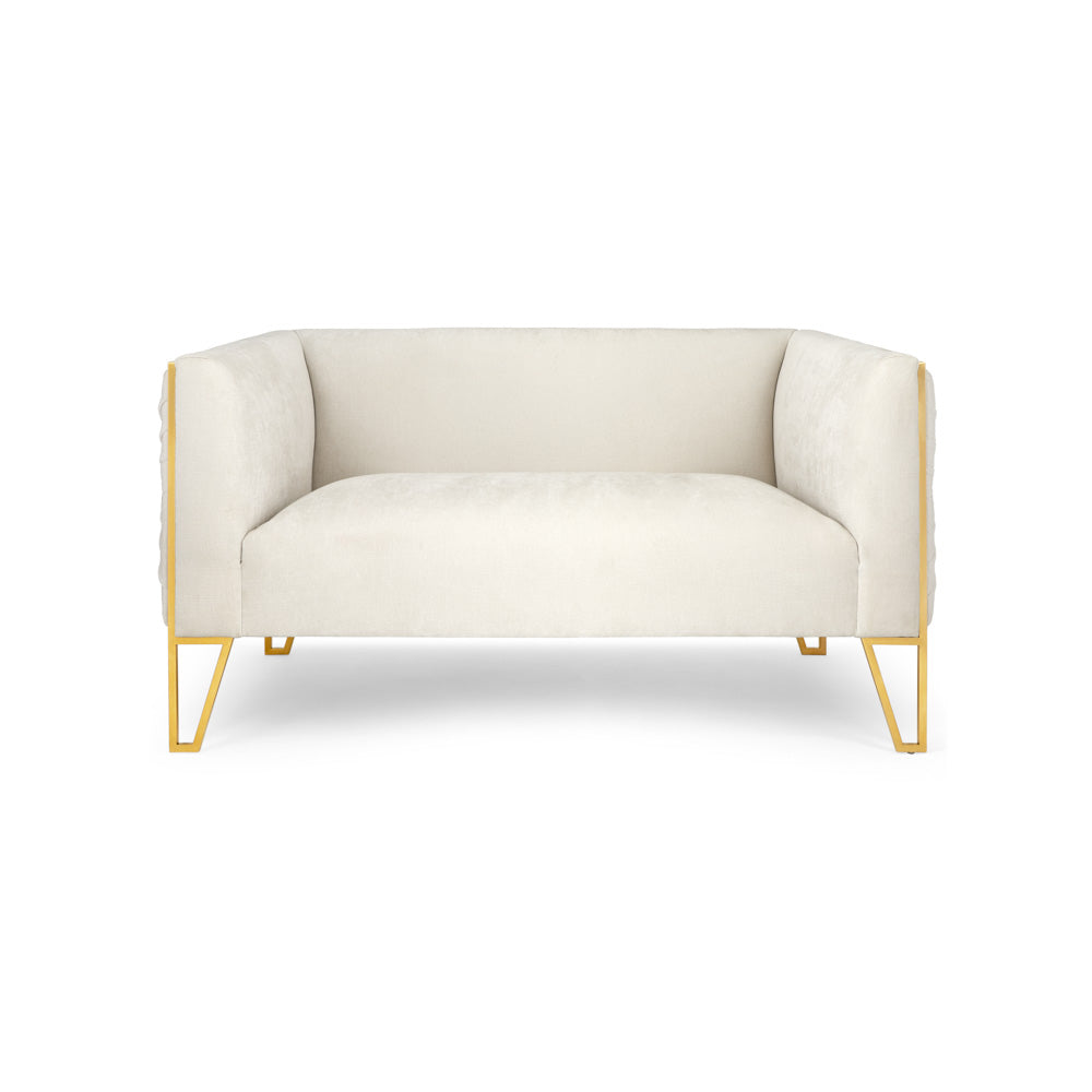 Royal Gold Loveseat