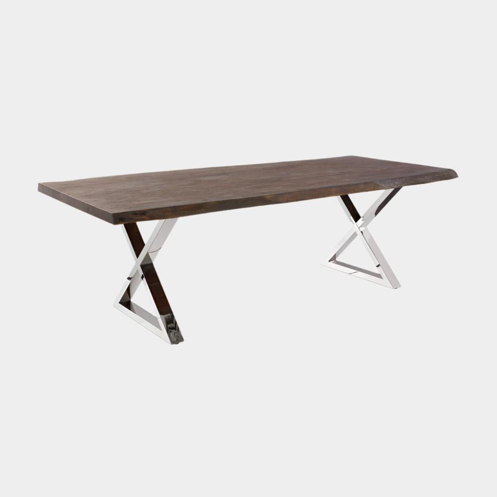 Organic Live Edge Dining Table 84″