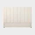 Channel Headboard: Beige