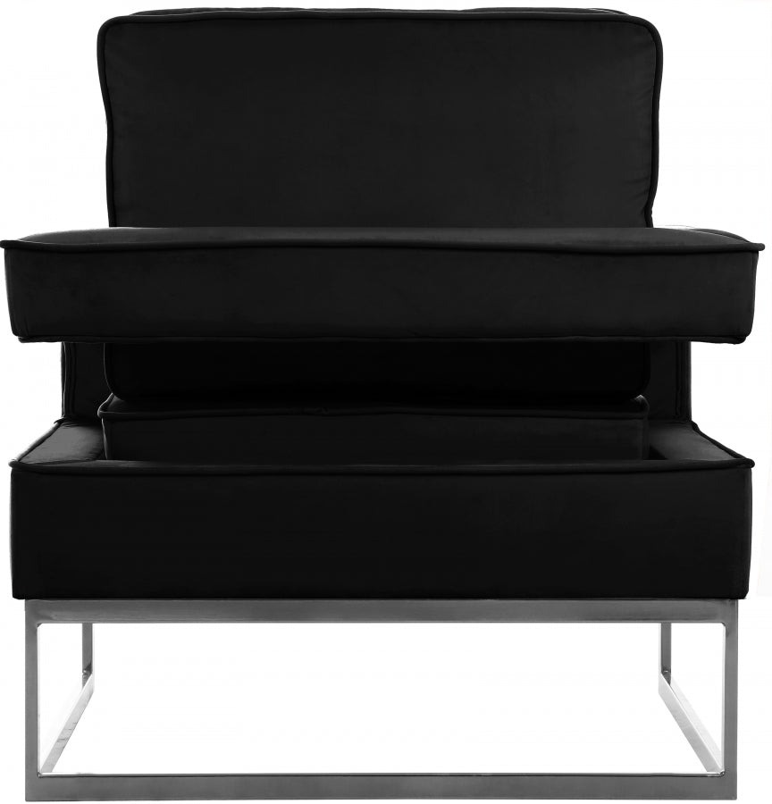 Noah Velvet Upholstered Accent Chair