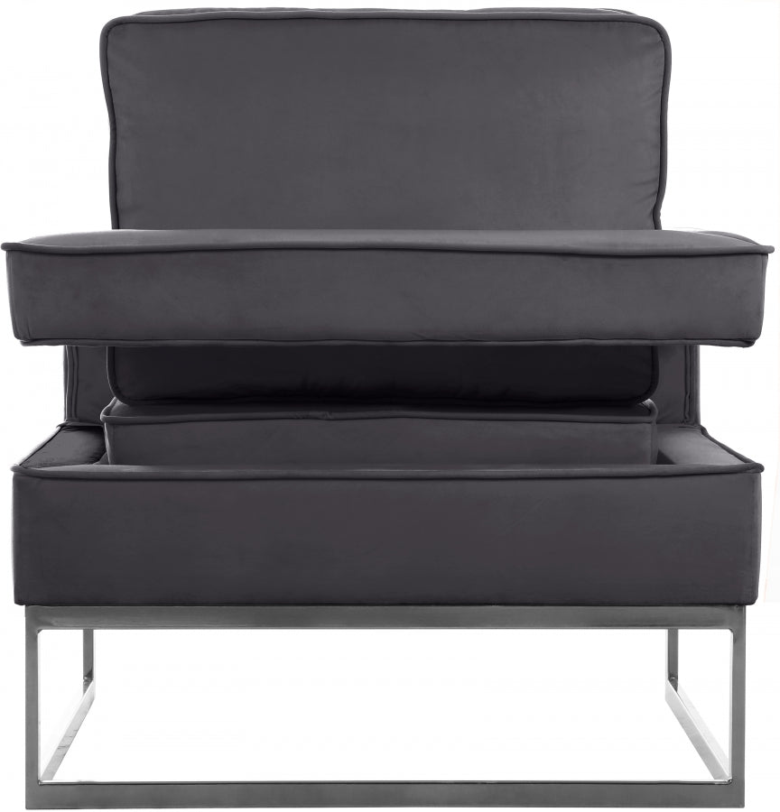 Noah Velvet Upholstered Accent Chair
