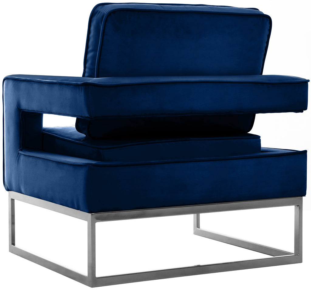 Noah Velvet Upholstered Accent Chair