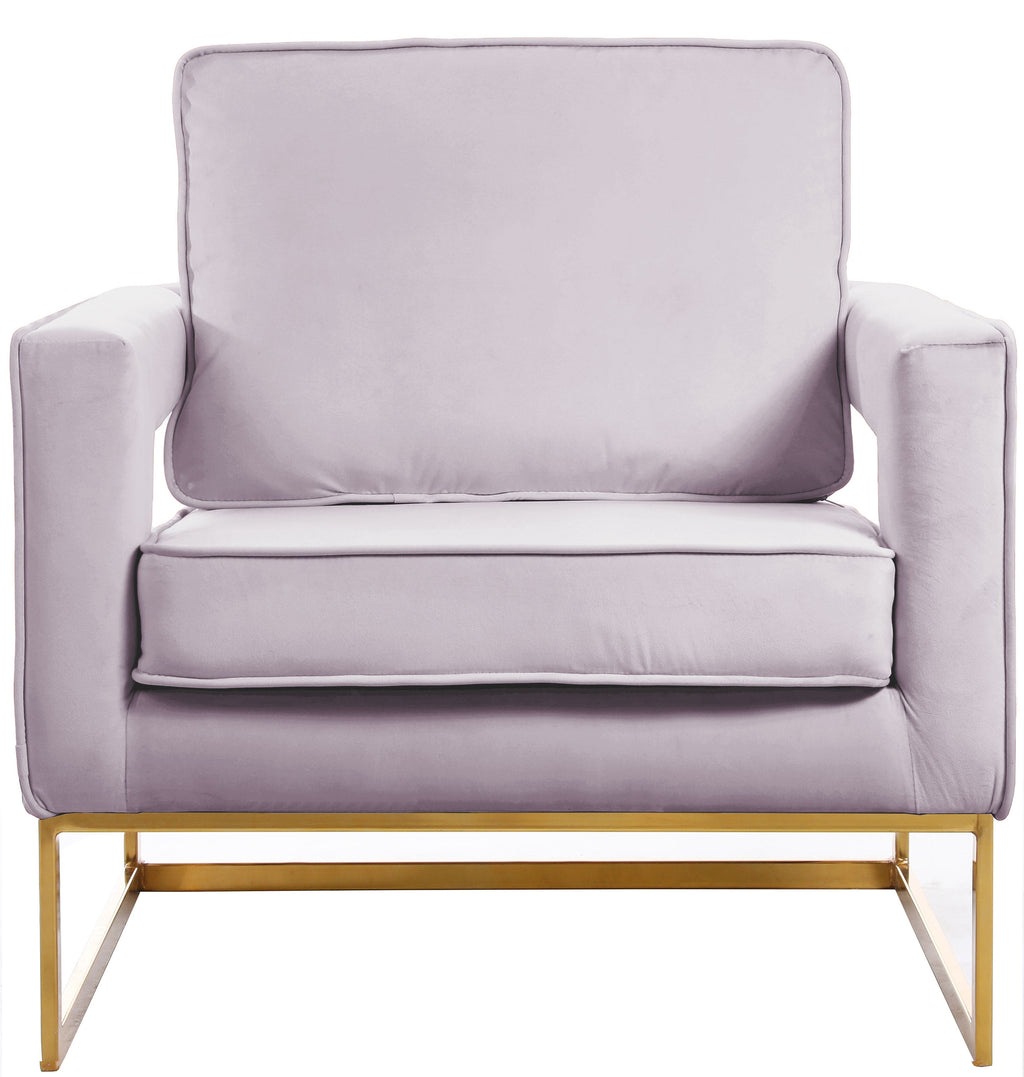 Noah Velvet Upholstered Accent Chair