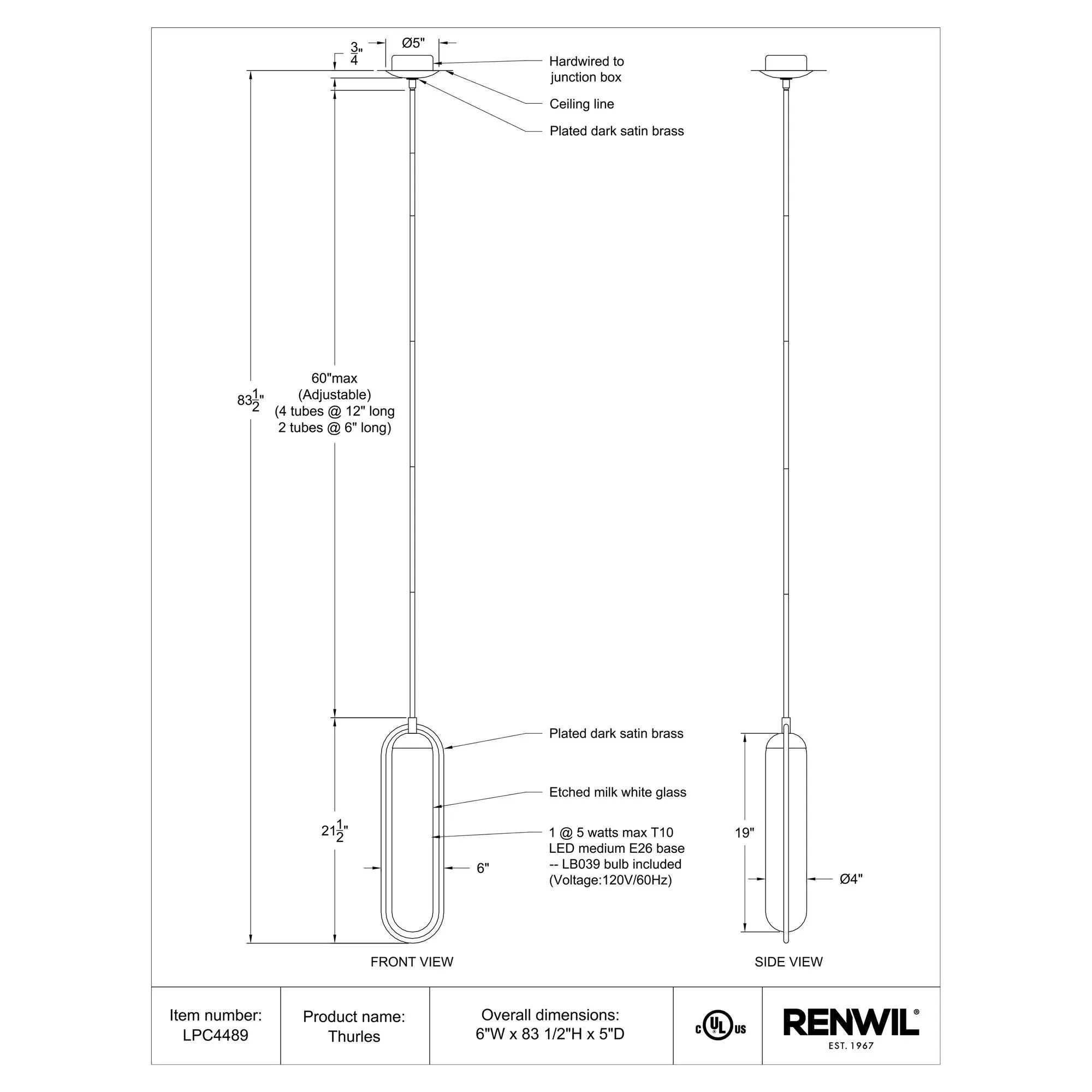 Thurles Pendant Lamp
