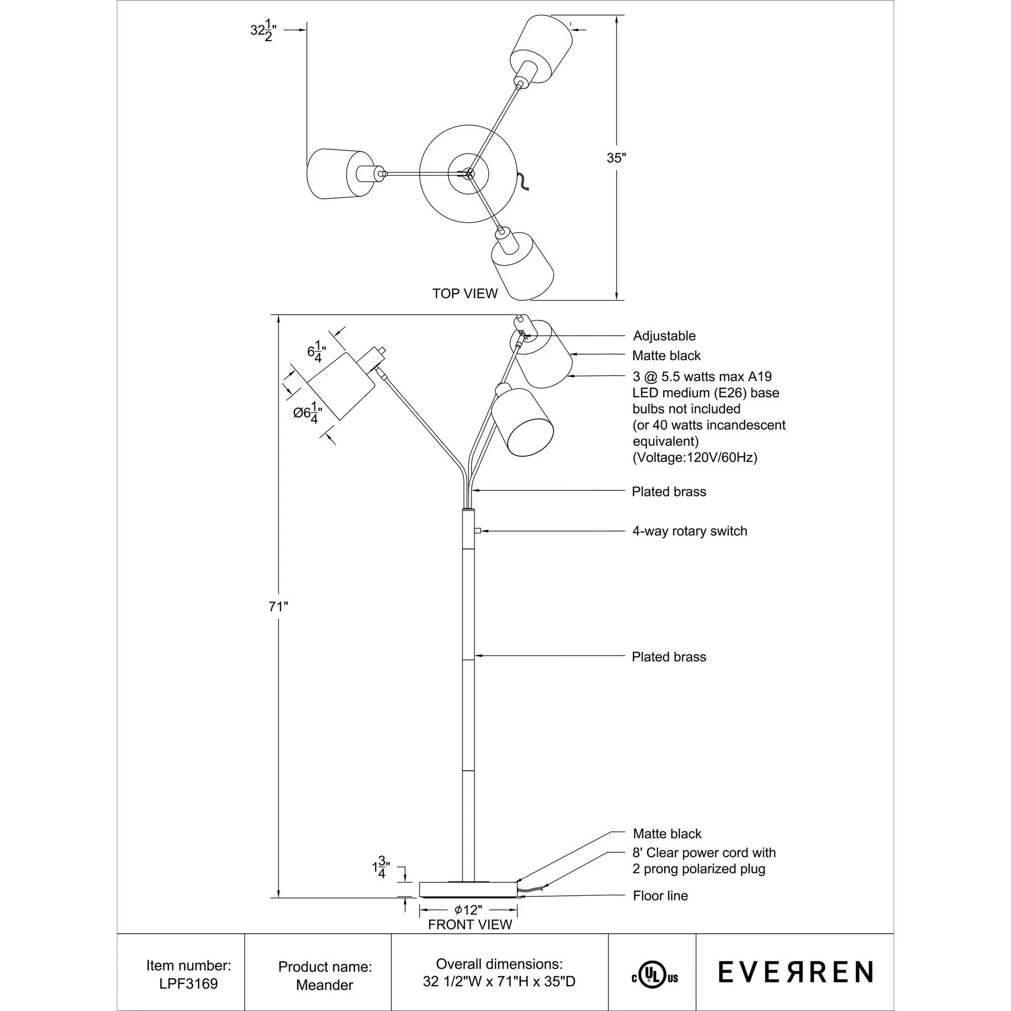 Meander Floor Lamp
