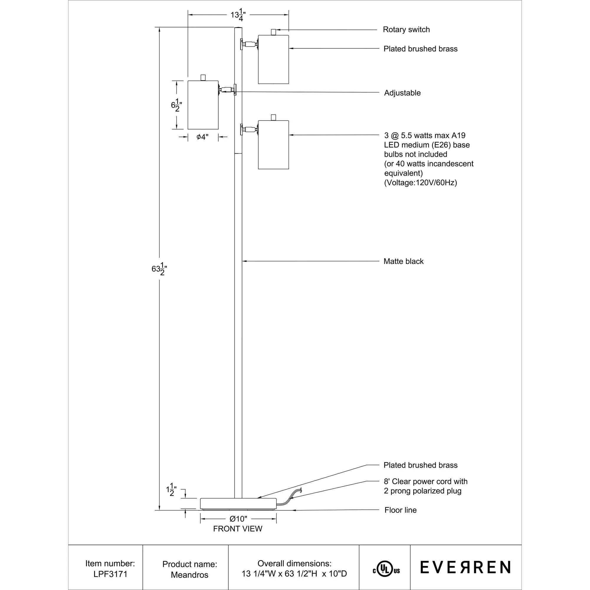 Meandros Floor Lamp
