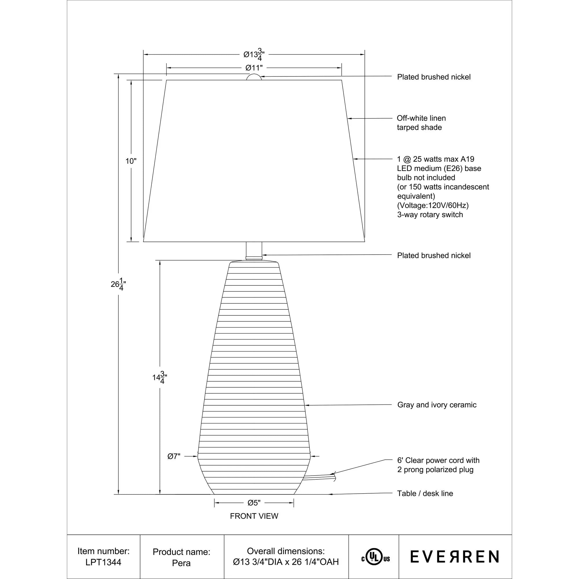 Pera Table Lamp