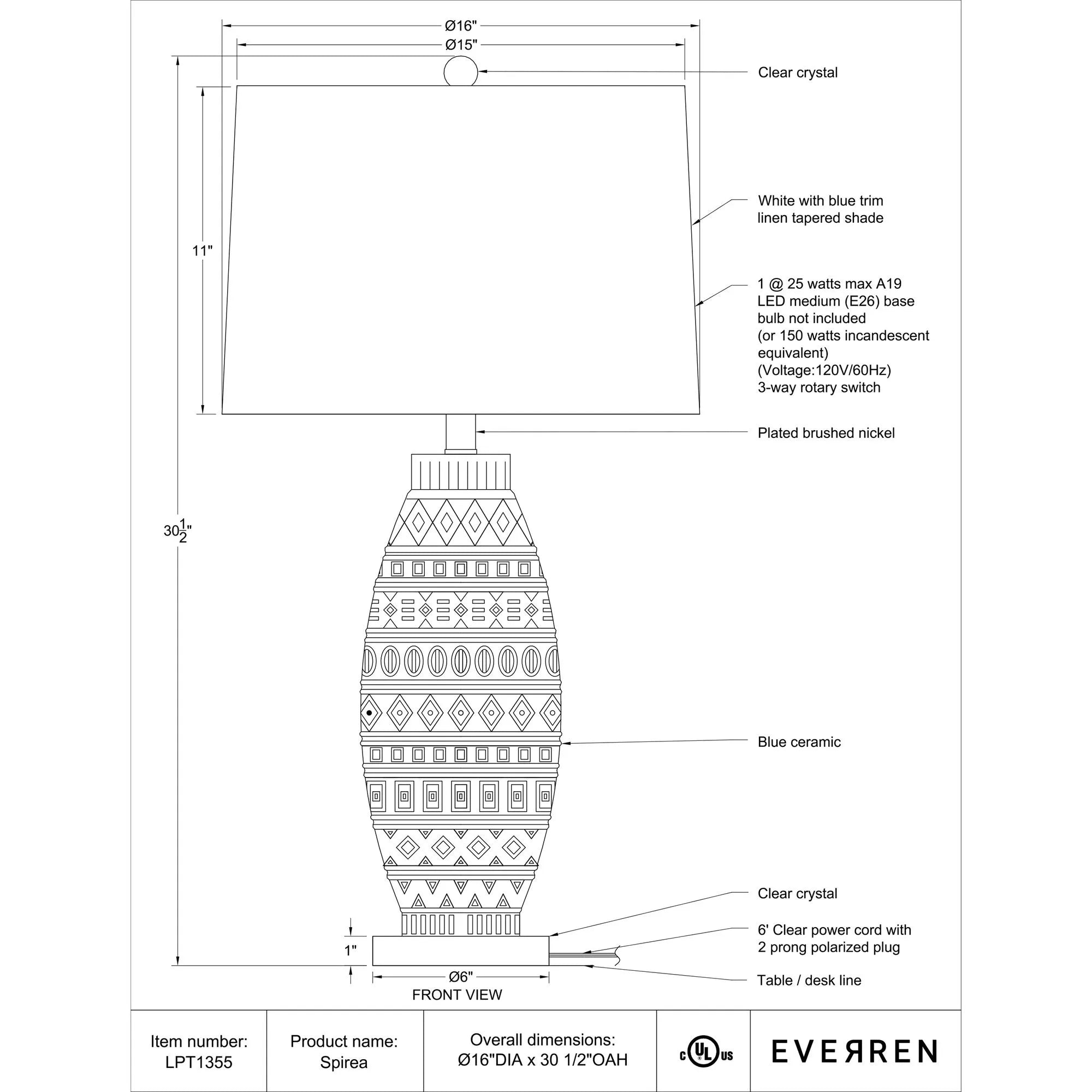 Spirea Table Lamp