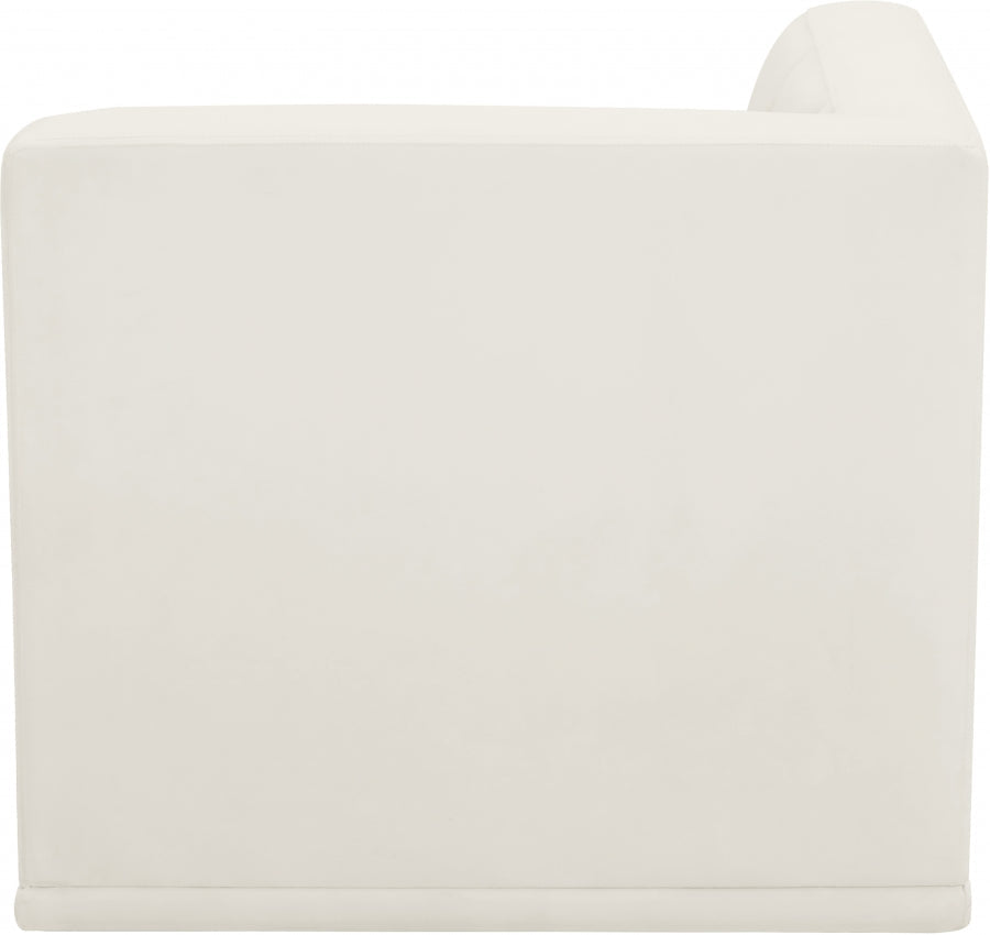 Relax Velvet Upholstered Corner Modular Chair
