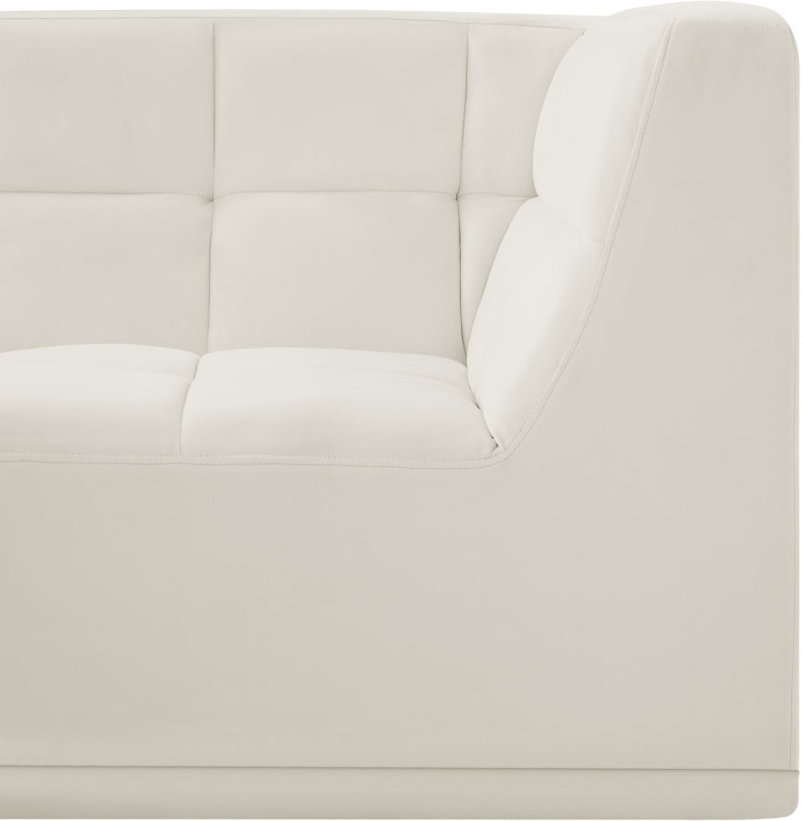 Relax Velvet Upholstered Corner Modular Chair