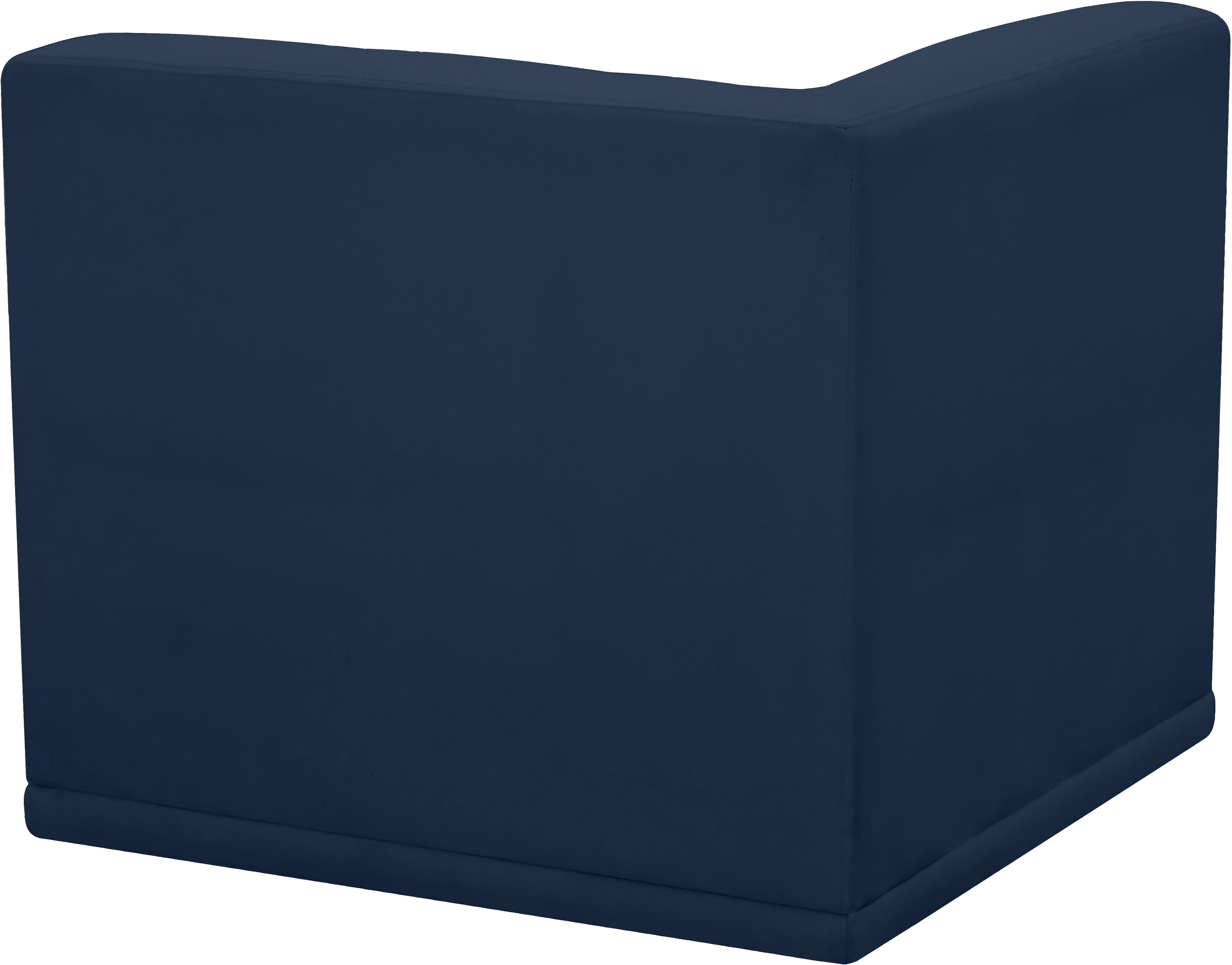 Relax Velvet Upholstered Corner Modular Chair