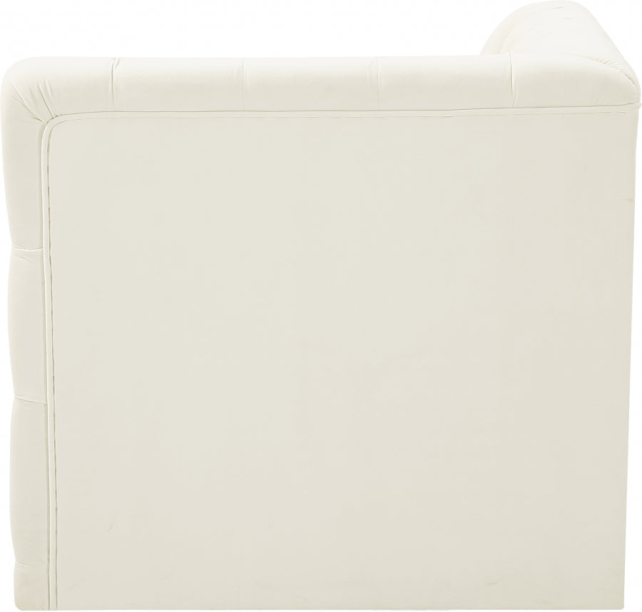 Tuft Velvet Upholstered Corner Modular Chair