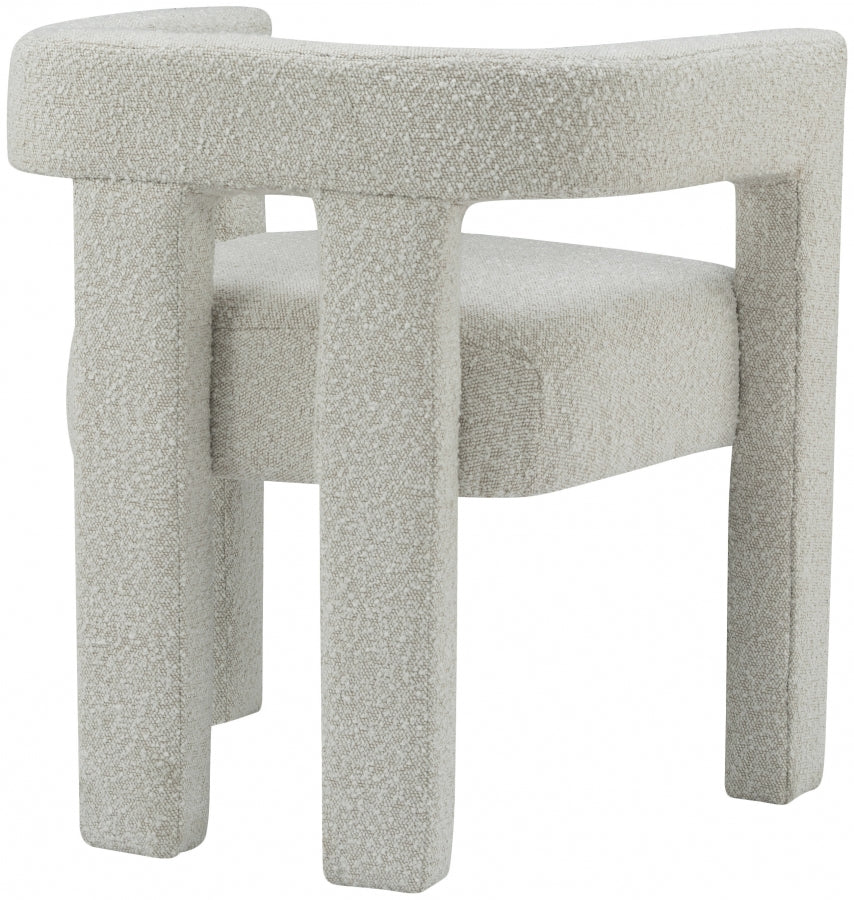 Athena Boucle Fabric Upholstered Accent | Dining Chair