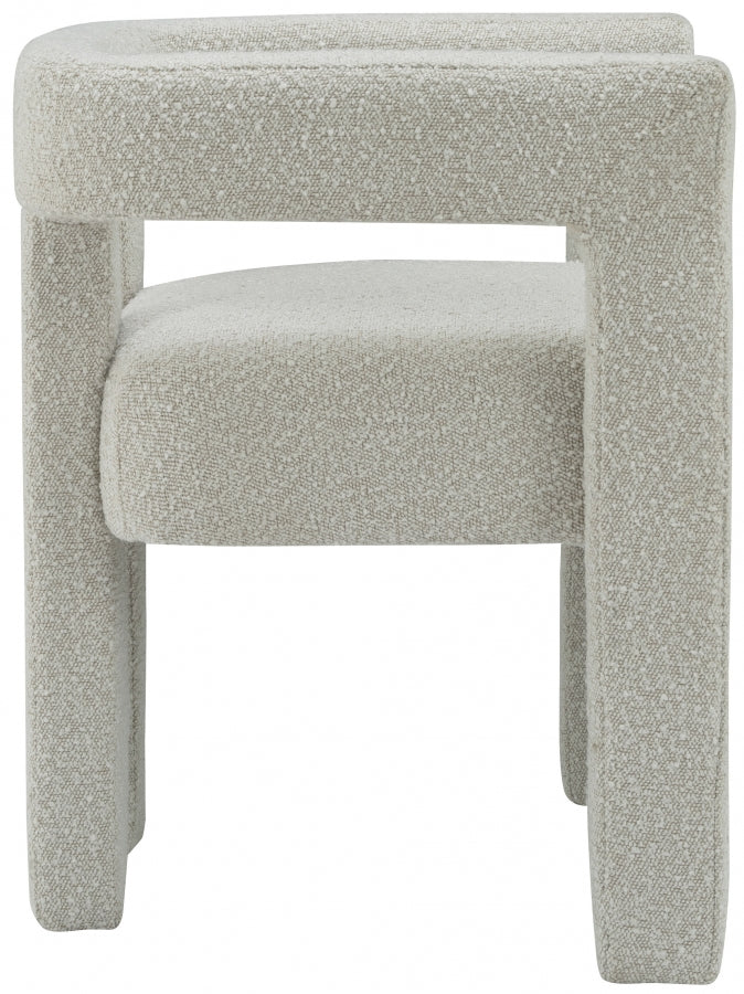 Athena Boucle Fabric Upholstered Accent | Dining Chair