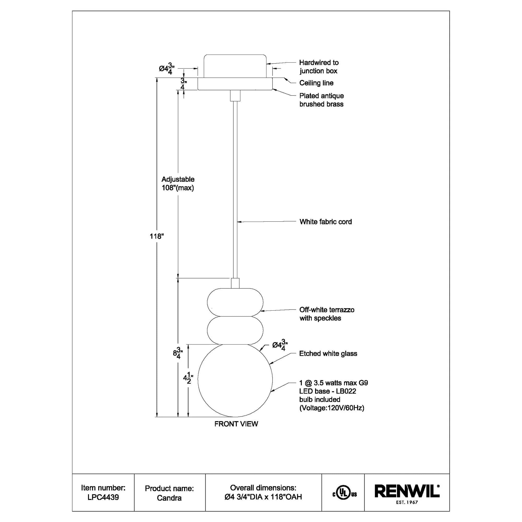 Candra Pendant Lamp