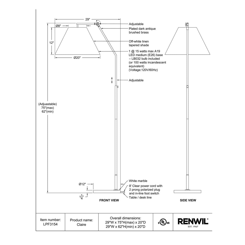 Claire Floor Lamp