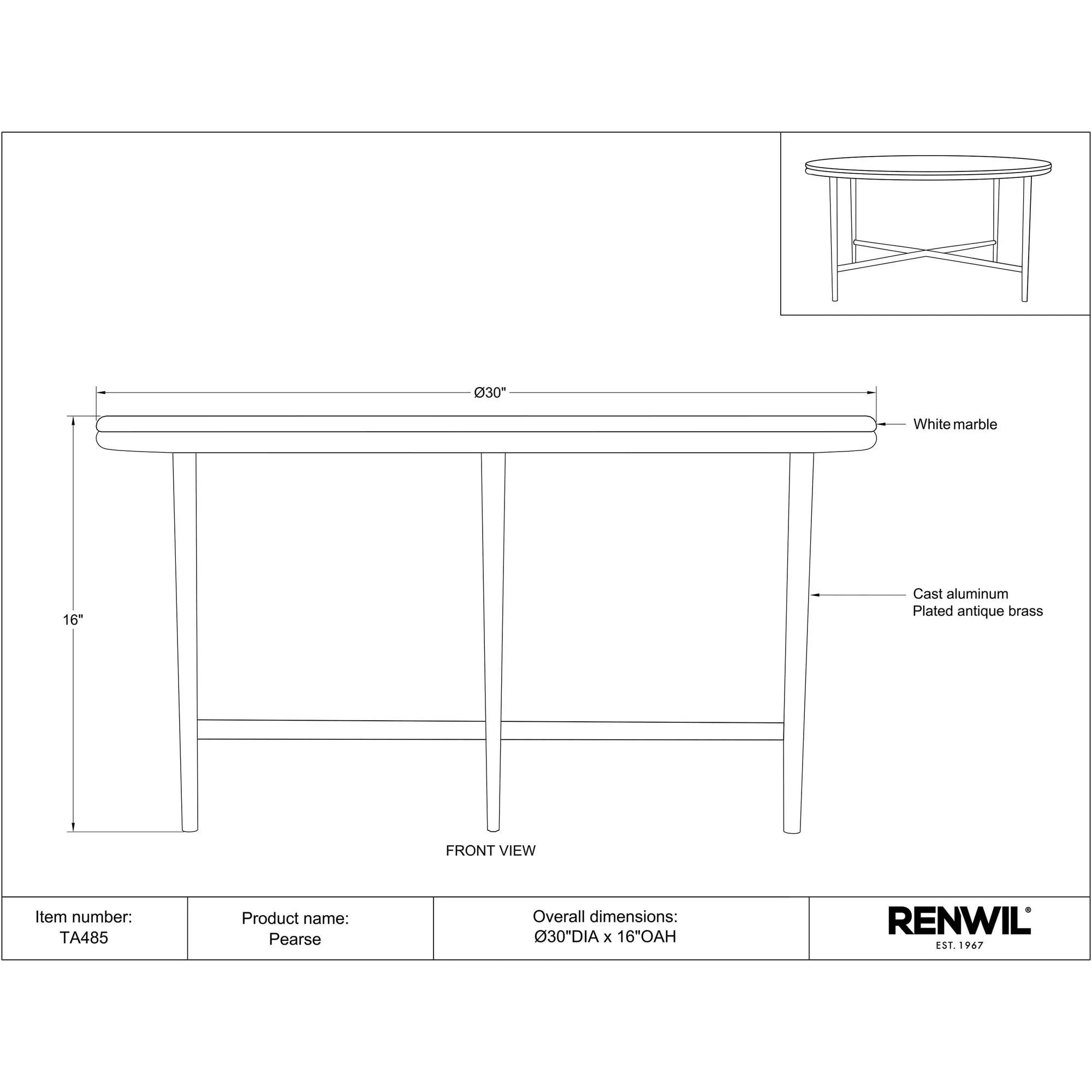 Pearse Coffee table