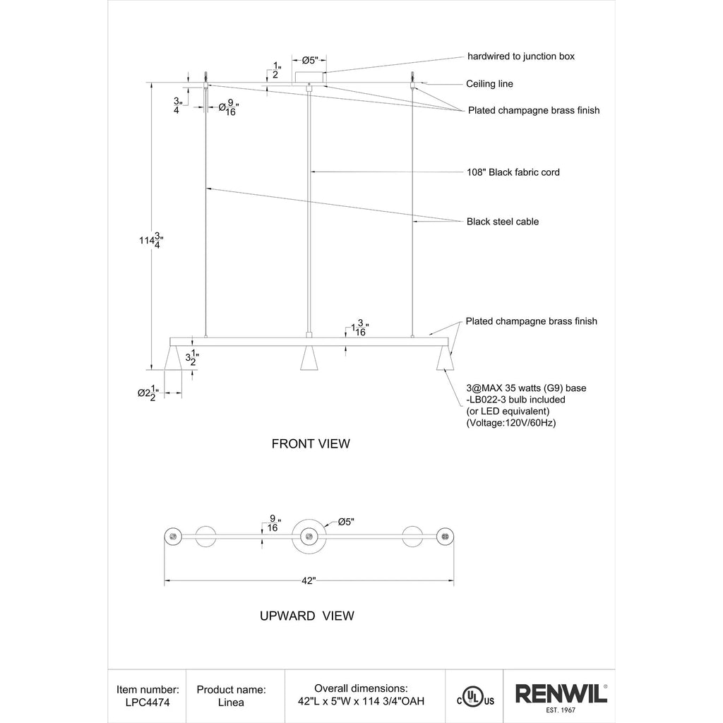 Linea Pendant Lamp