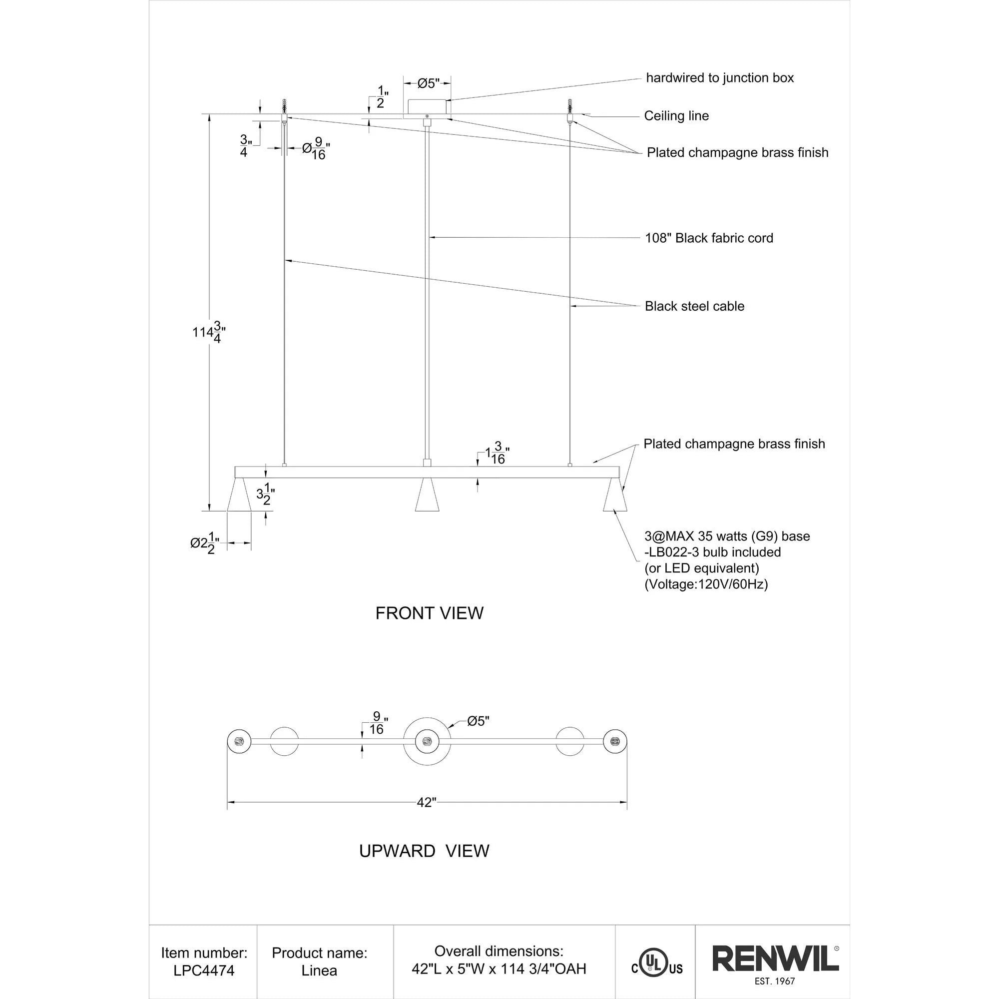 Linea Pendant Lamp
