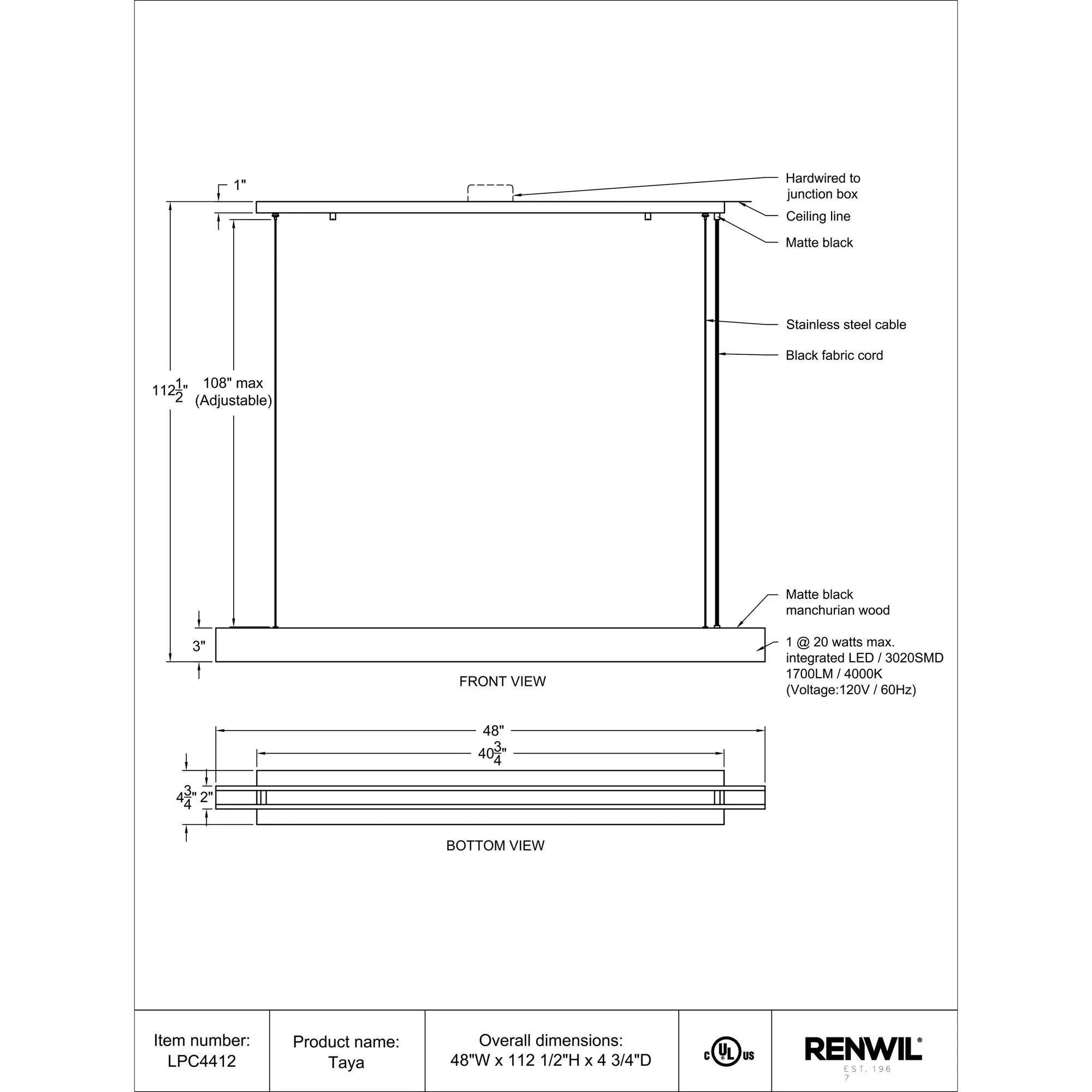 Taya Pendant Lamp