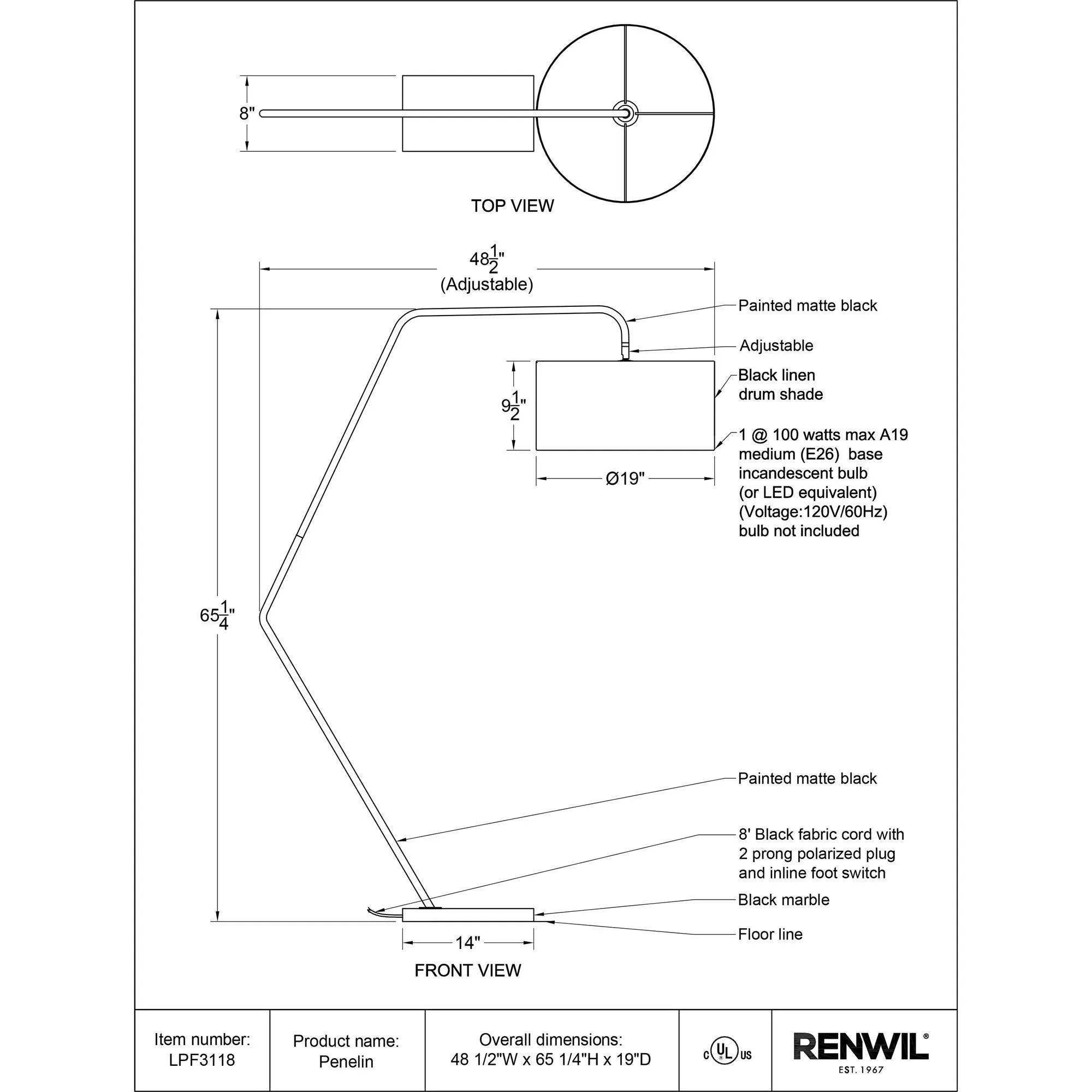 Penelin Floor Lamp
