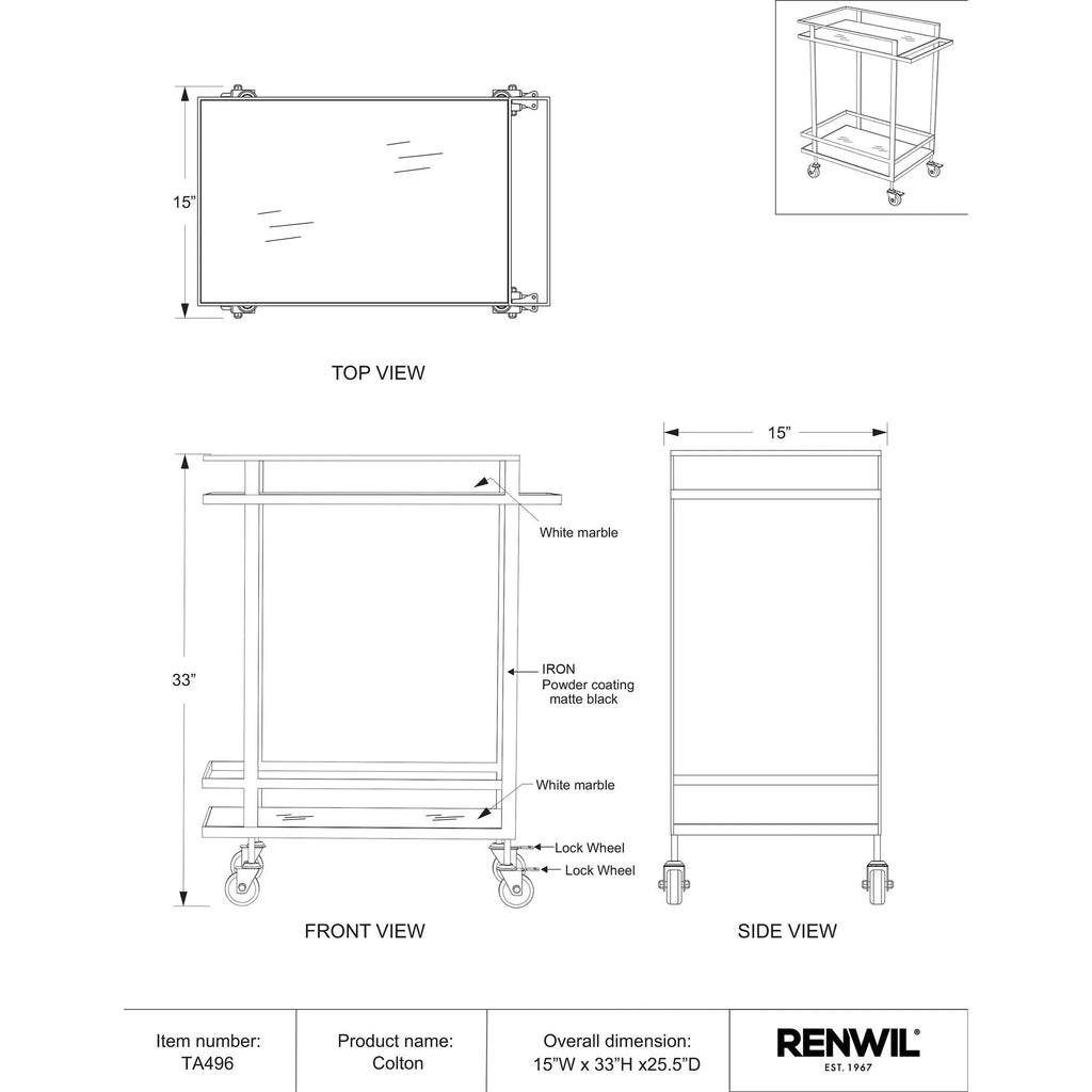 Colton Bar Cart