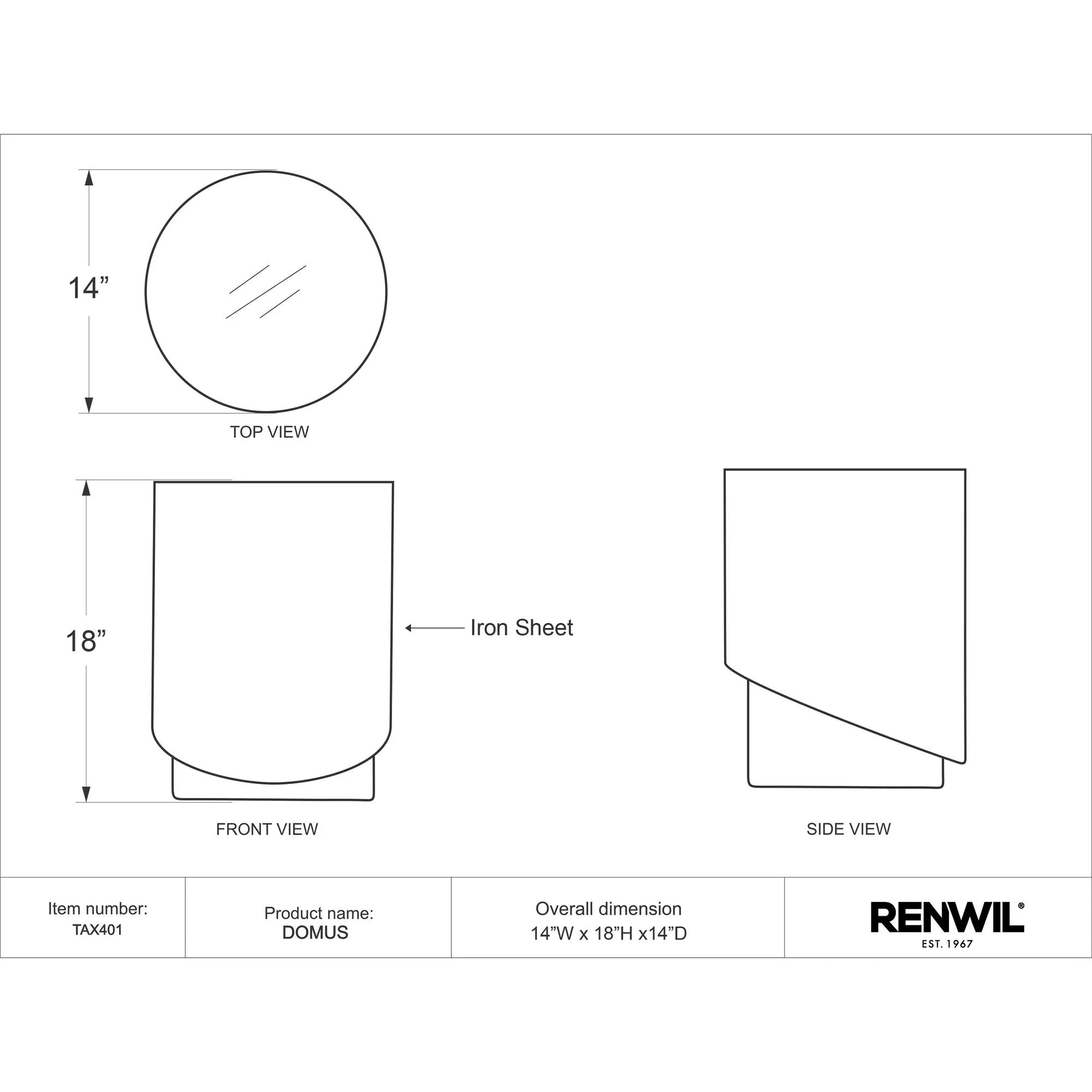 Domus Outdoor/Indoor Side Table