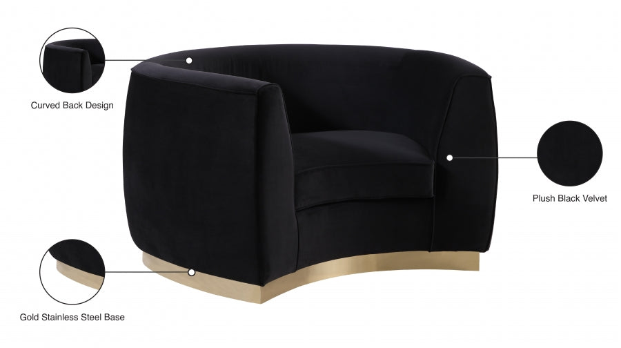 Julian Velvet Upholstered Chair