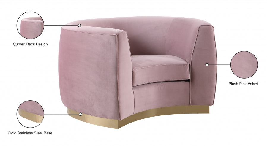 Julian Velvet Upholstered Chair