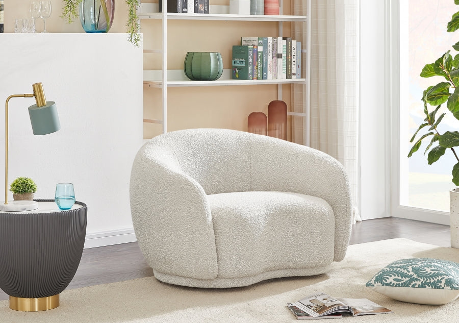 Hyde Boucle Fabric Upholstered Chair