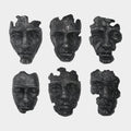 Self-Portrait Wall Decor, S/6