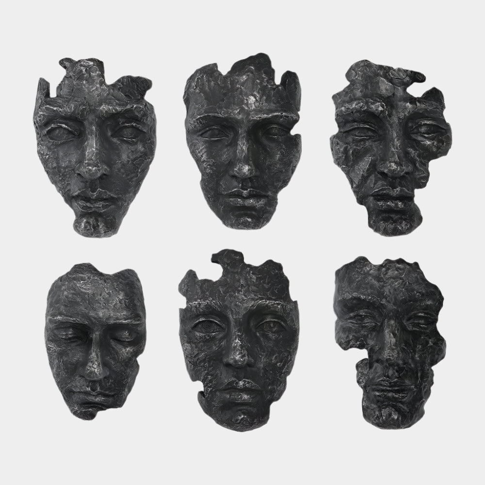 Self-Portrait Wall Decor, S/6