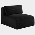 Shaggy Corduroy Performance Fabric Upholstered Accent Chair
