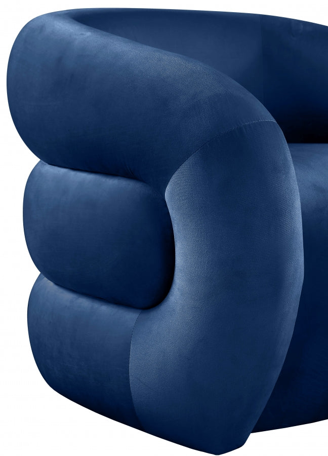 Roxbury Velvet Upholstered Accent Chair