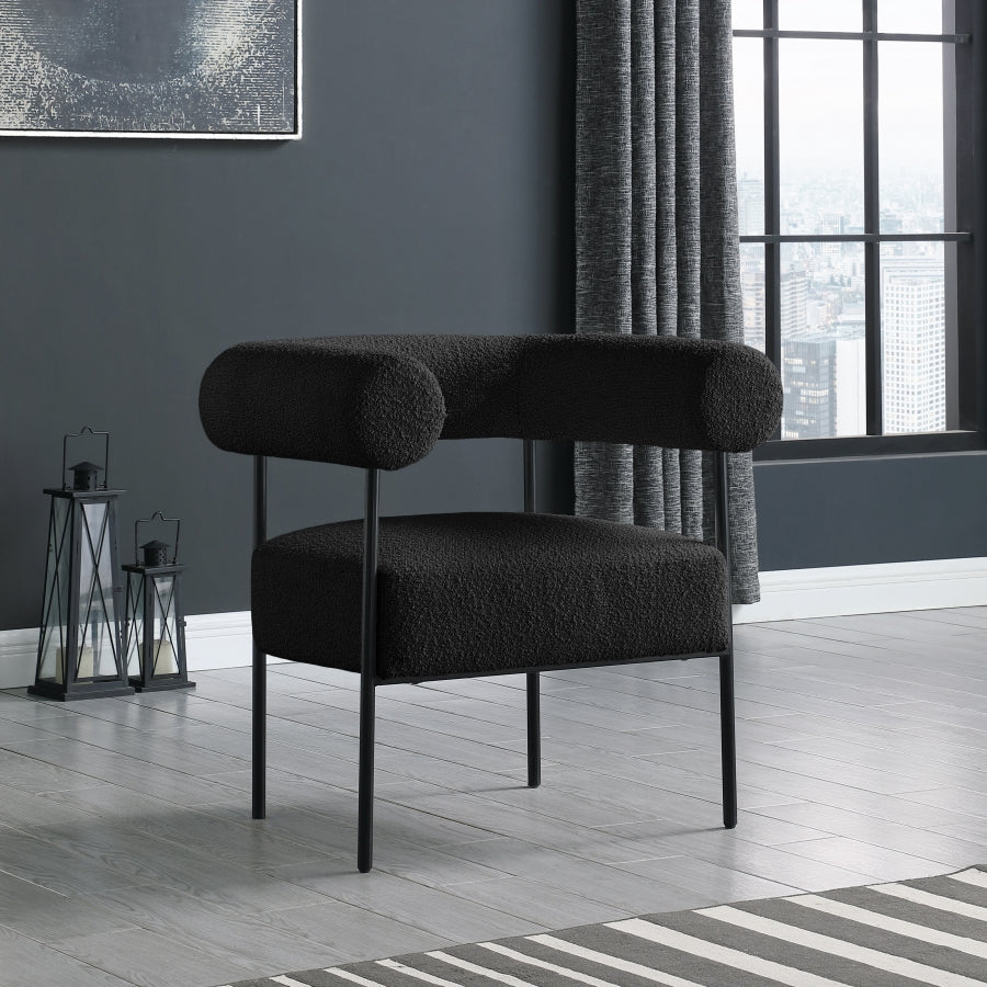 Blake Boucle Fabric Upholstered Accent Chair