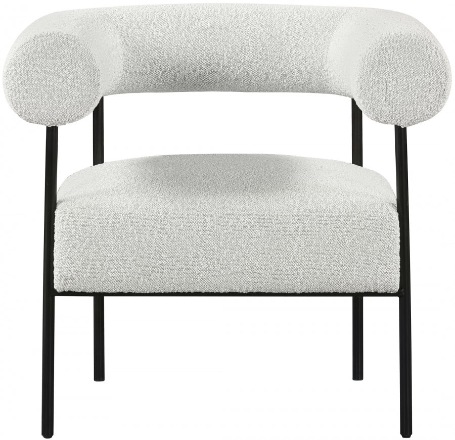 Blake Boucle Fabric Upholstered Accent Chair
