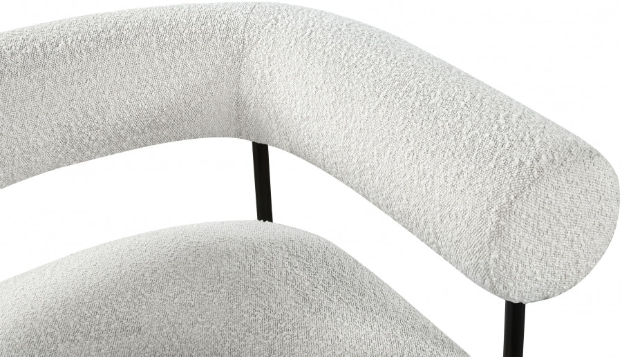Blake Boucle Fabric Upholstered Accent Chair