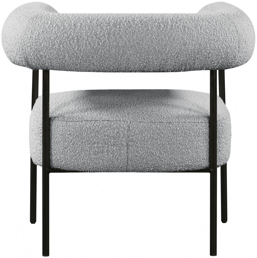 Blake Boucle Fabric Upholstered Accent Chair