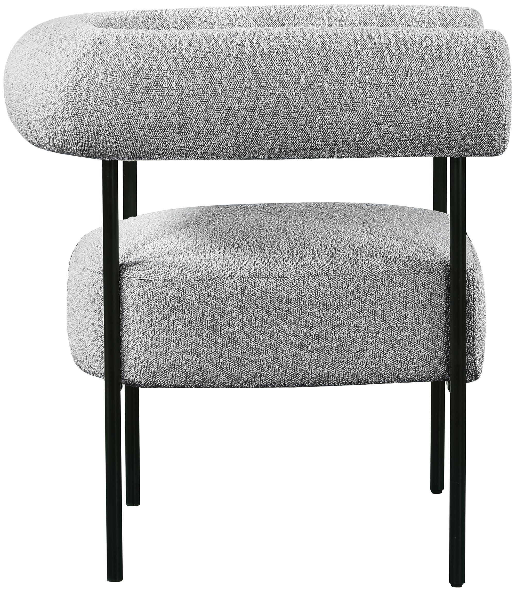 Blake Boucle Fabric Upholstered Accent Chair