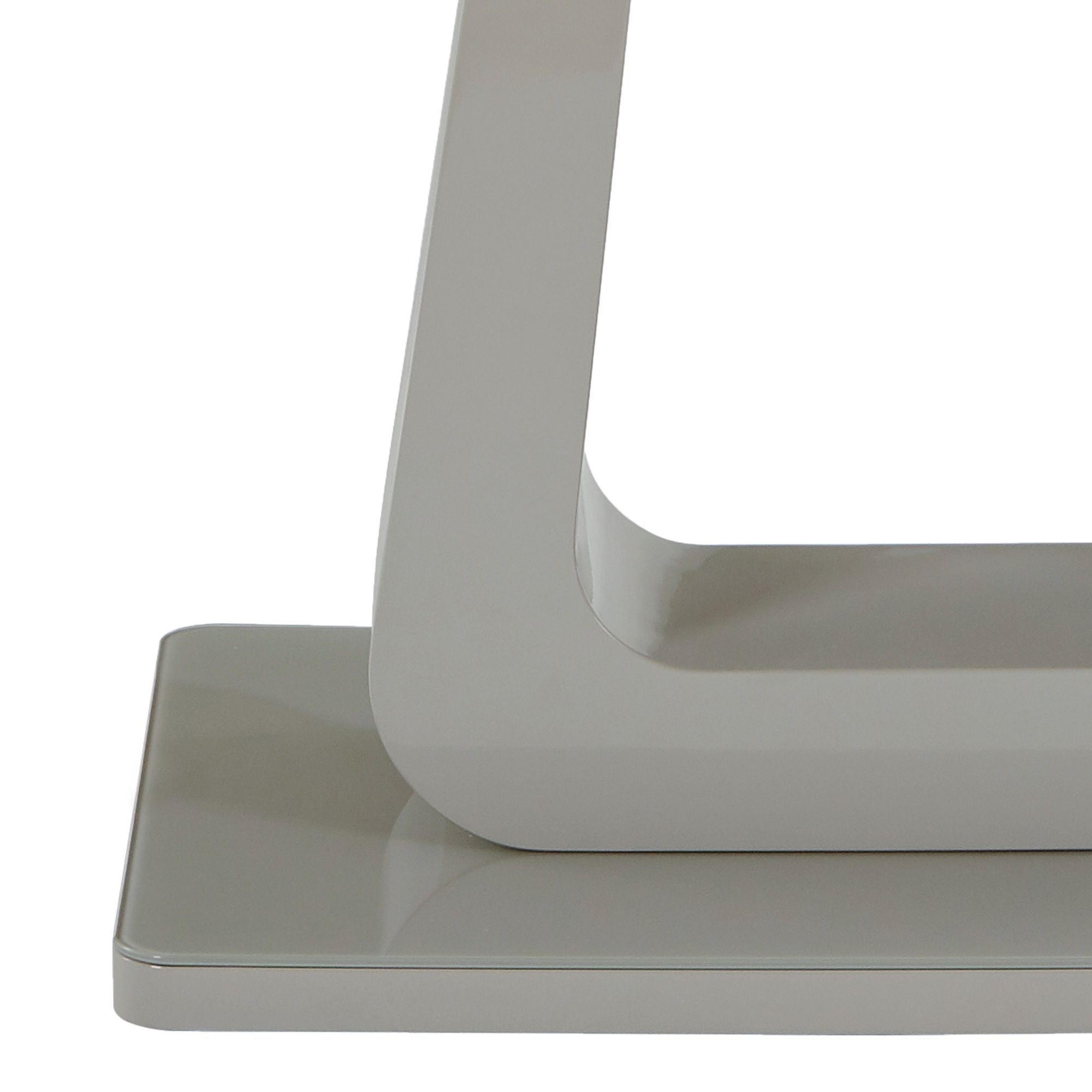 Corvus Dining Table w/Extension in Warm Grey