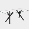 Stark Rectangular Dining Table in Black